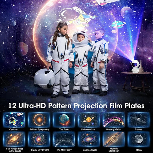 Projecteur Galaxie Astronaute – Planétarium LED pour Chambre
