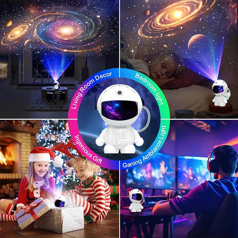Projecteur Galaxie Astronaute – Planétarium LED pour Chambre