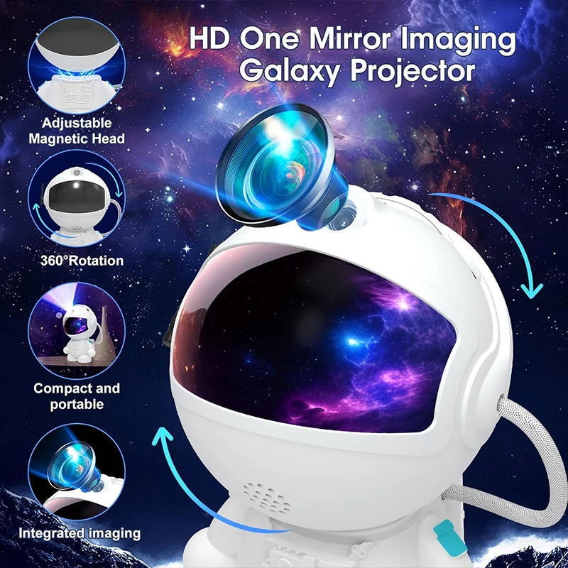 Projecteur Galaxie Astronaute – Planétarium LED pour Chambre