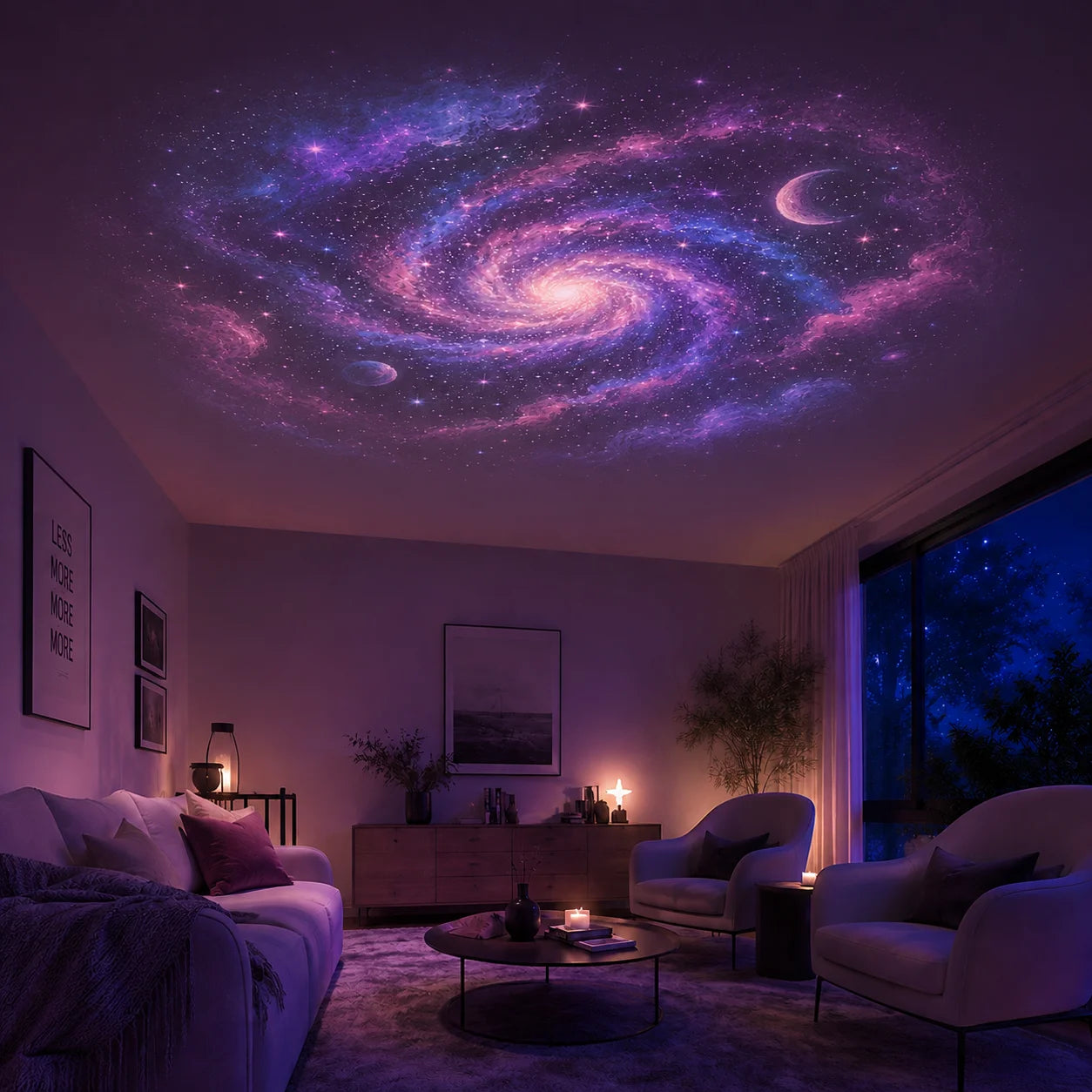 Projecteur Ciel Étoilé & Nébuleuse – Lampe LED USB